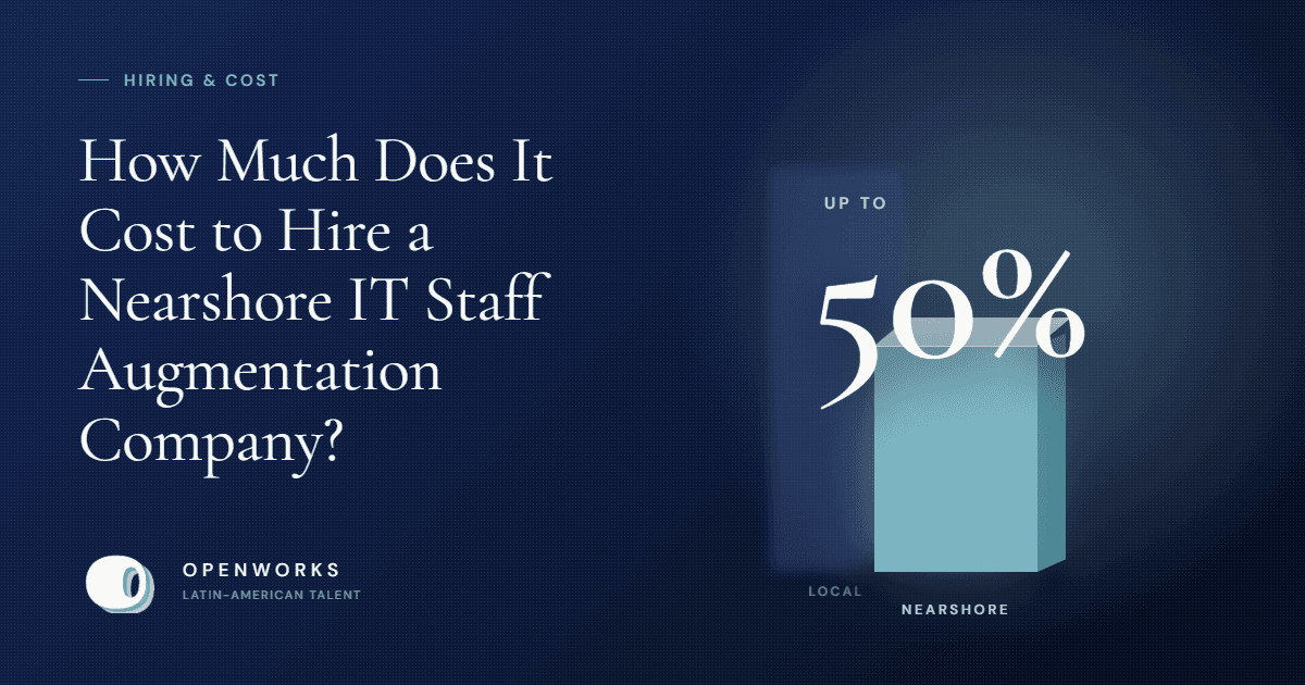How much does nearshore IT staff augmentation cost — cost comparison guide
